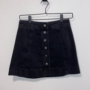 Madewell Denim Button up skirt